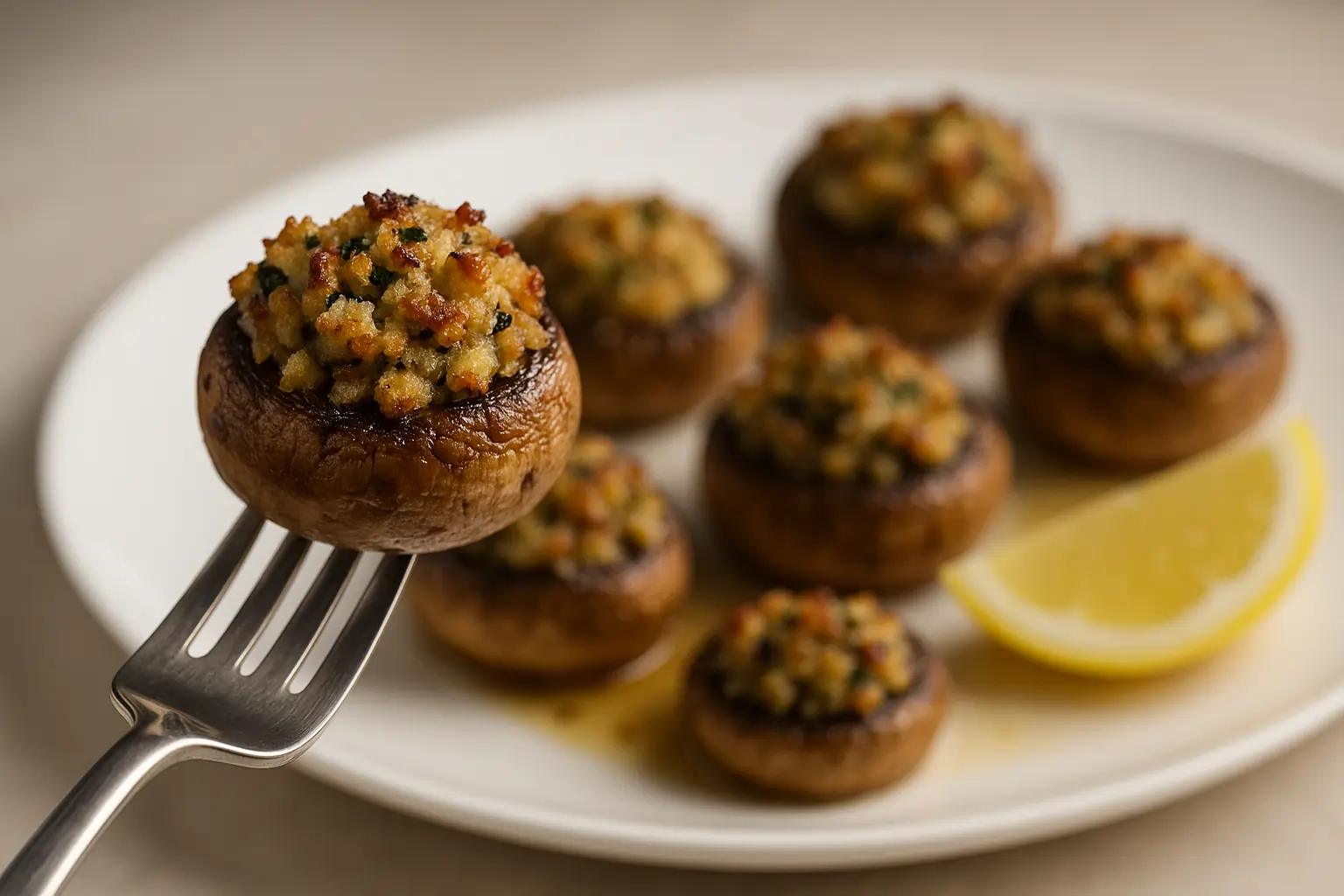 stuffed mushrooms